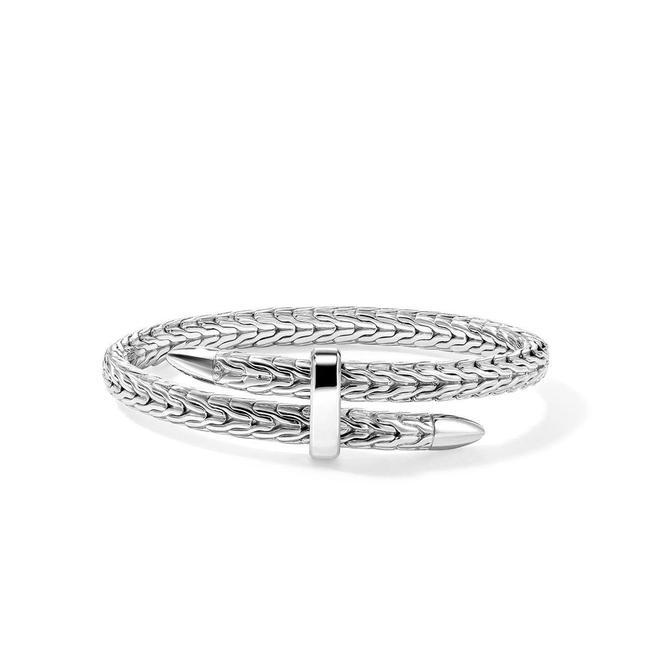 John Hardy Spear Silver Flex Cuff