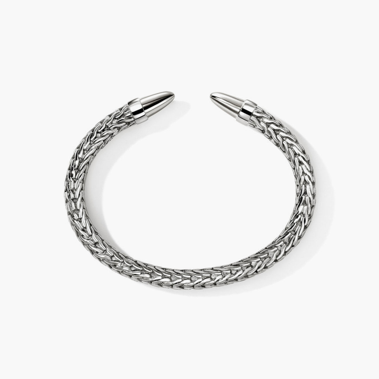 John Hardy Spear 50 Men's Silver Flex Cuff