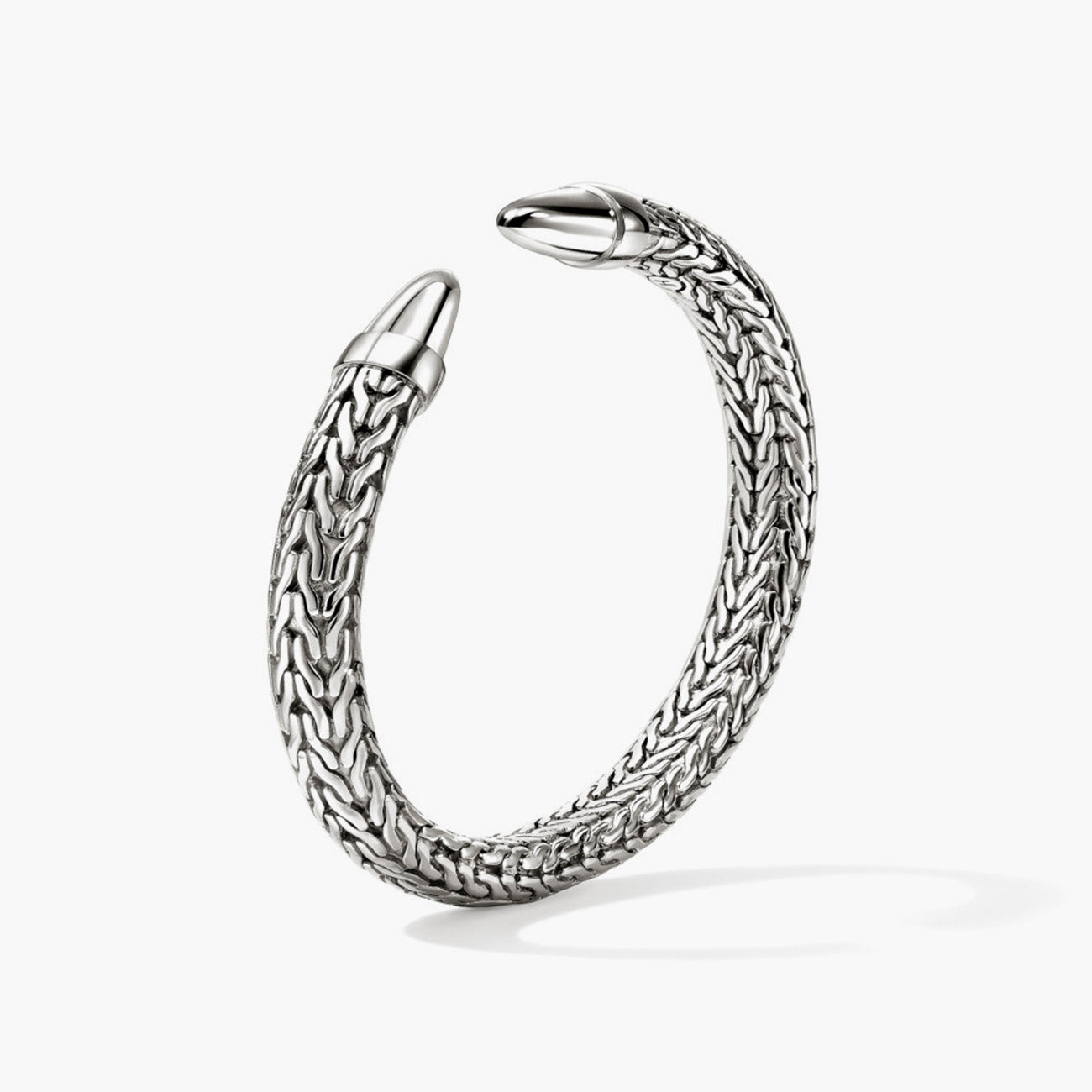 John Hardy Spear 50 Men's Silver Flex Cuff