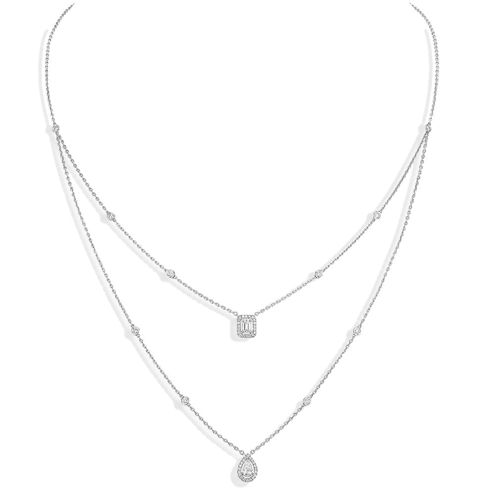Messika My Twin Two Row Diamond Necklace