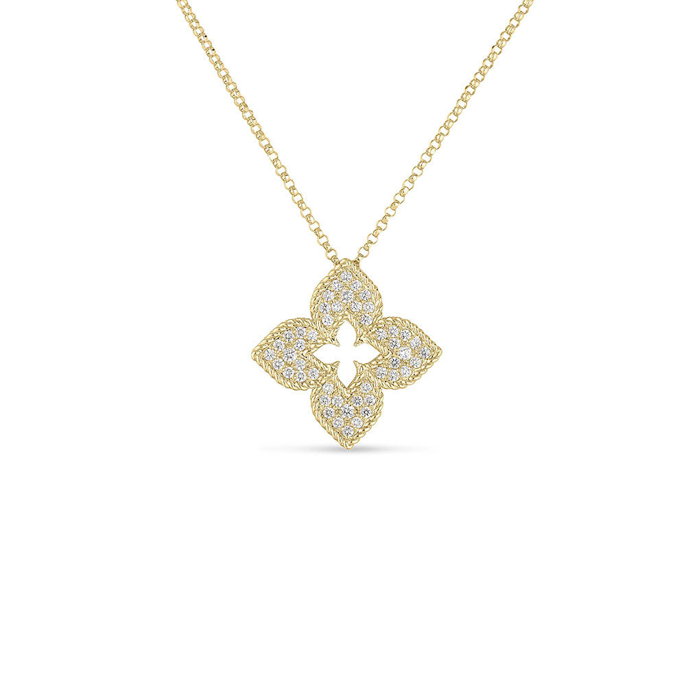 Roberto Coin Venetian Princess Collection Large Diamond Necklace