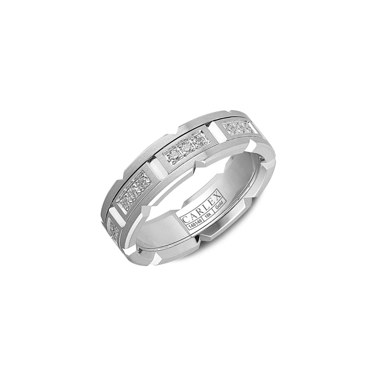 Carlex G1 Diamond Wedding Band