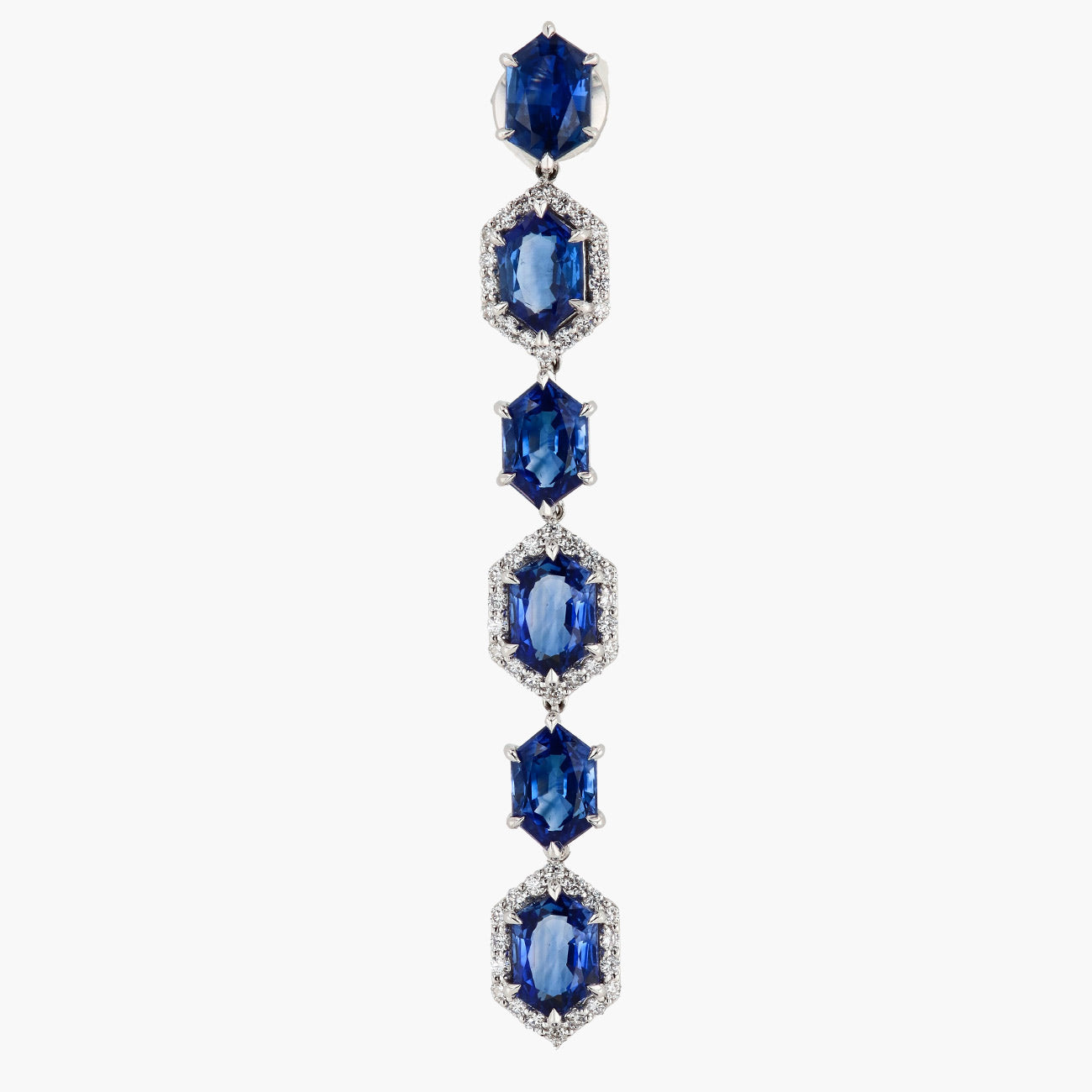 Blue Sapphire Drop Earrings