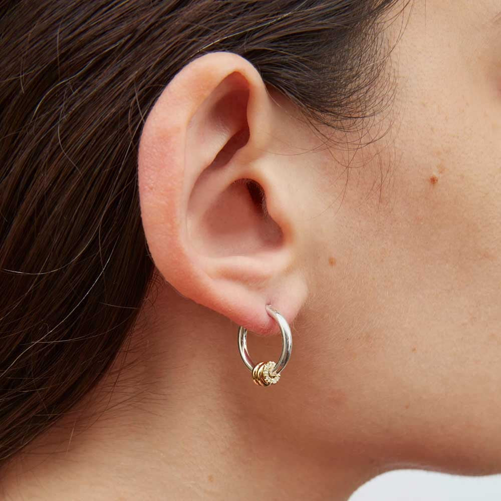 Spinelli Kilcollin Ara Deux Hoop Earrings