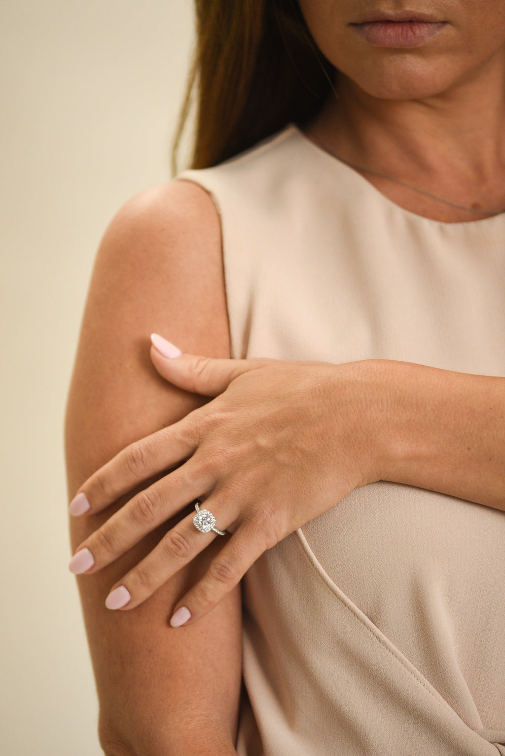 The Cushion Halo Pavé