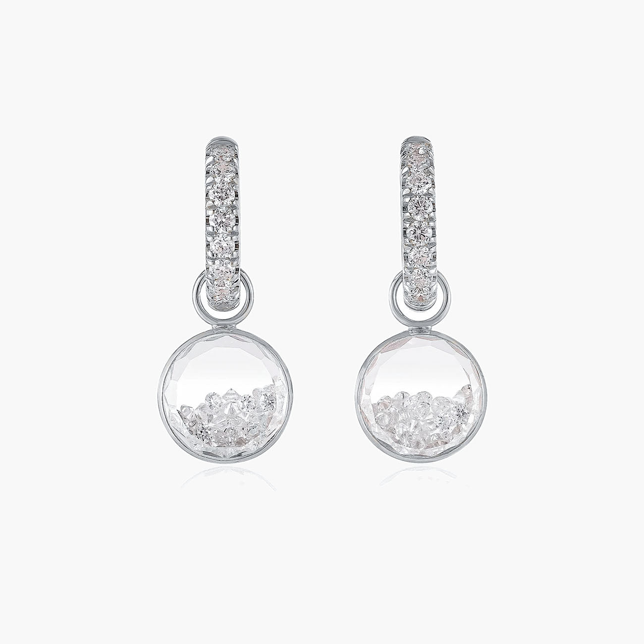 Moritz Glik Gala Diamond Shaker Earrings