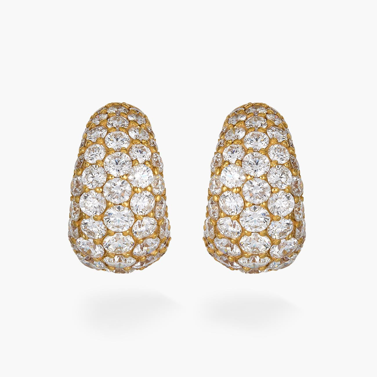 Piranesi Diamond Dome Earrings