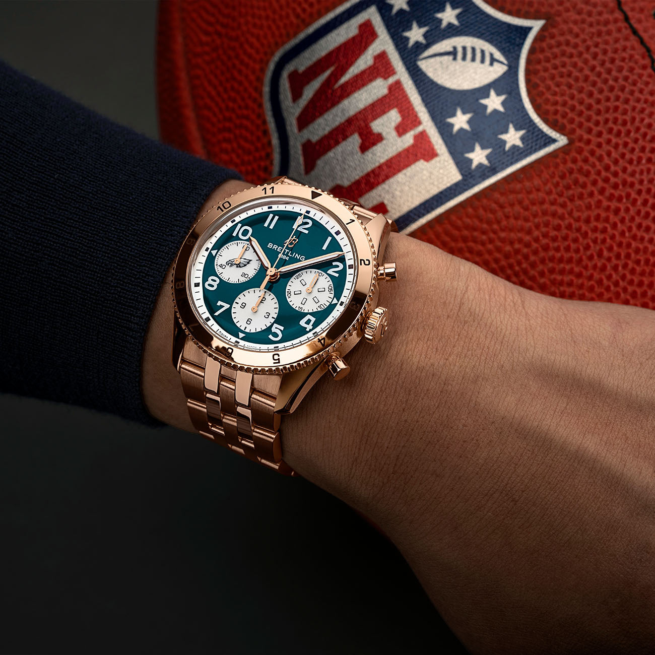 Breitling Philadelphia Eagles Super Bowl Classic AVI Watch