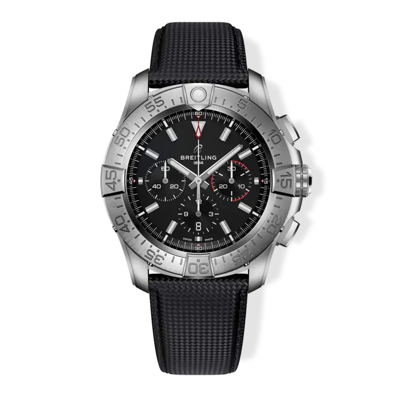Breitling Super Avenger B01 Chronograph Black Dial with Titanium Bracelet - 46mm