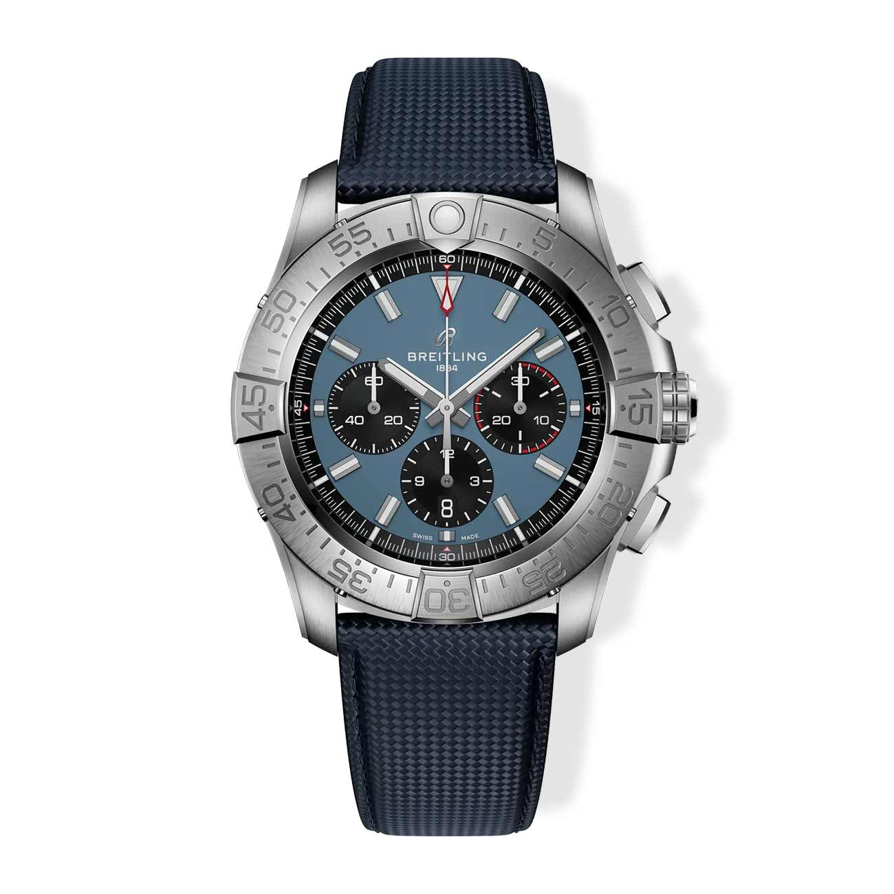 Breitling Super Avenger B01 Chronograph Blue Dial with Titanium Bracelet - 46mm