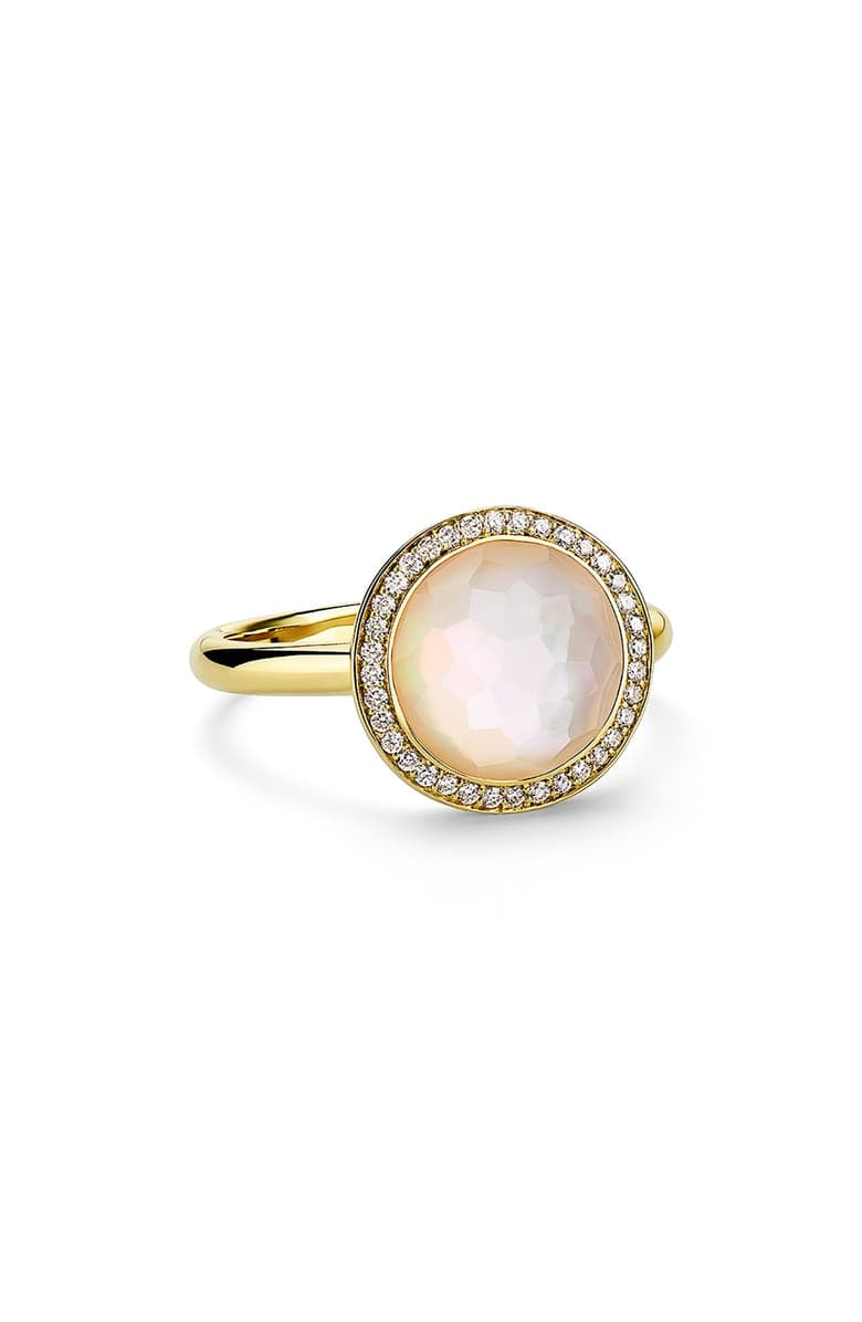Ippolita Lollipop Small Mother of Pearl Diamond Ring