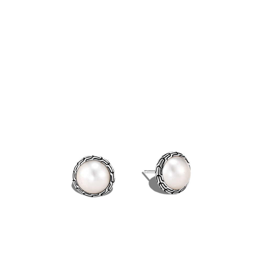 John Hardy Essentials Pearl Studs