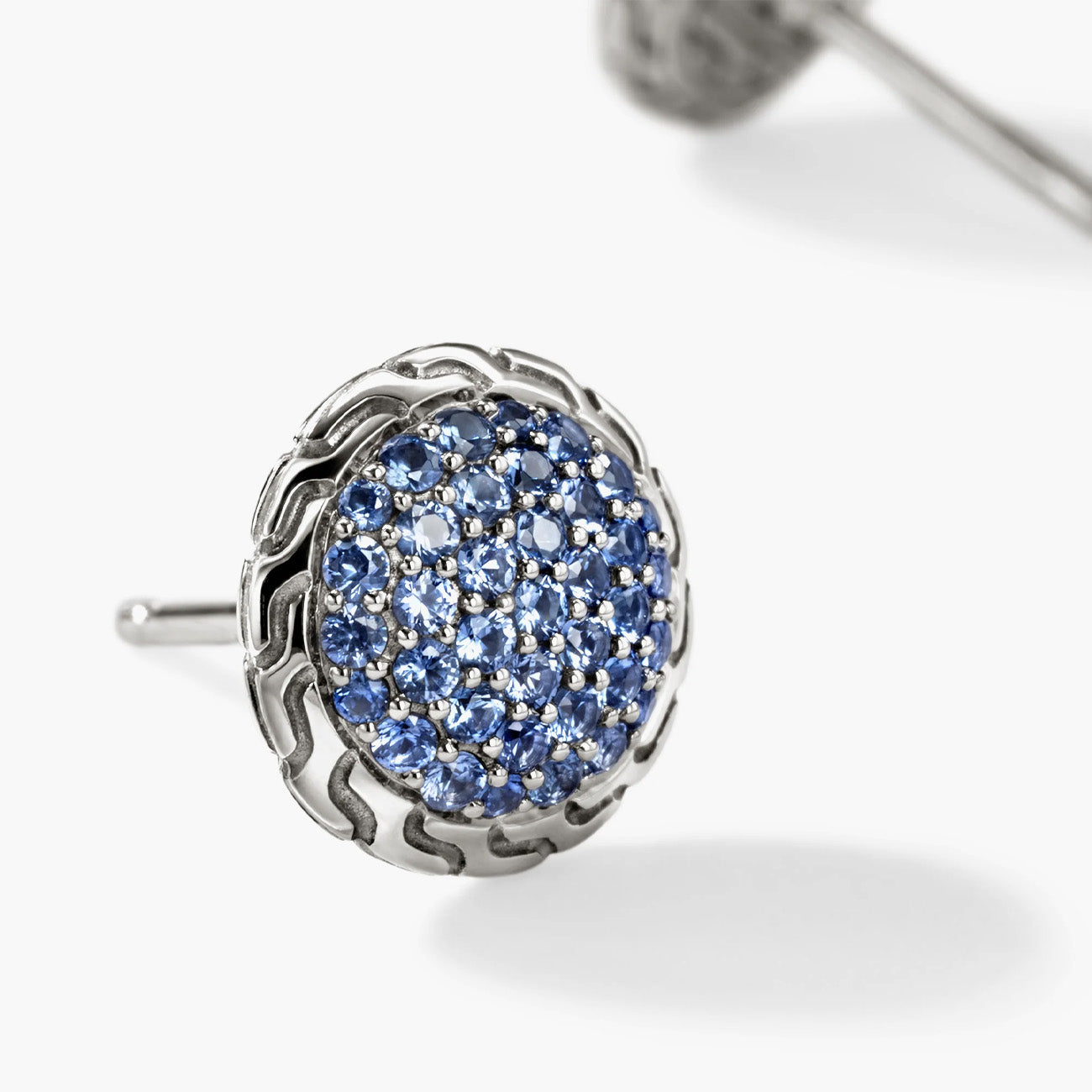 John Hardy Essentials Blue Sapphire Stud Earrings