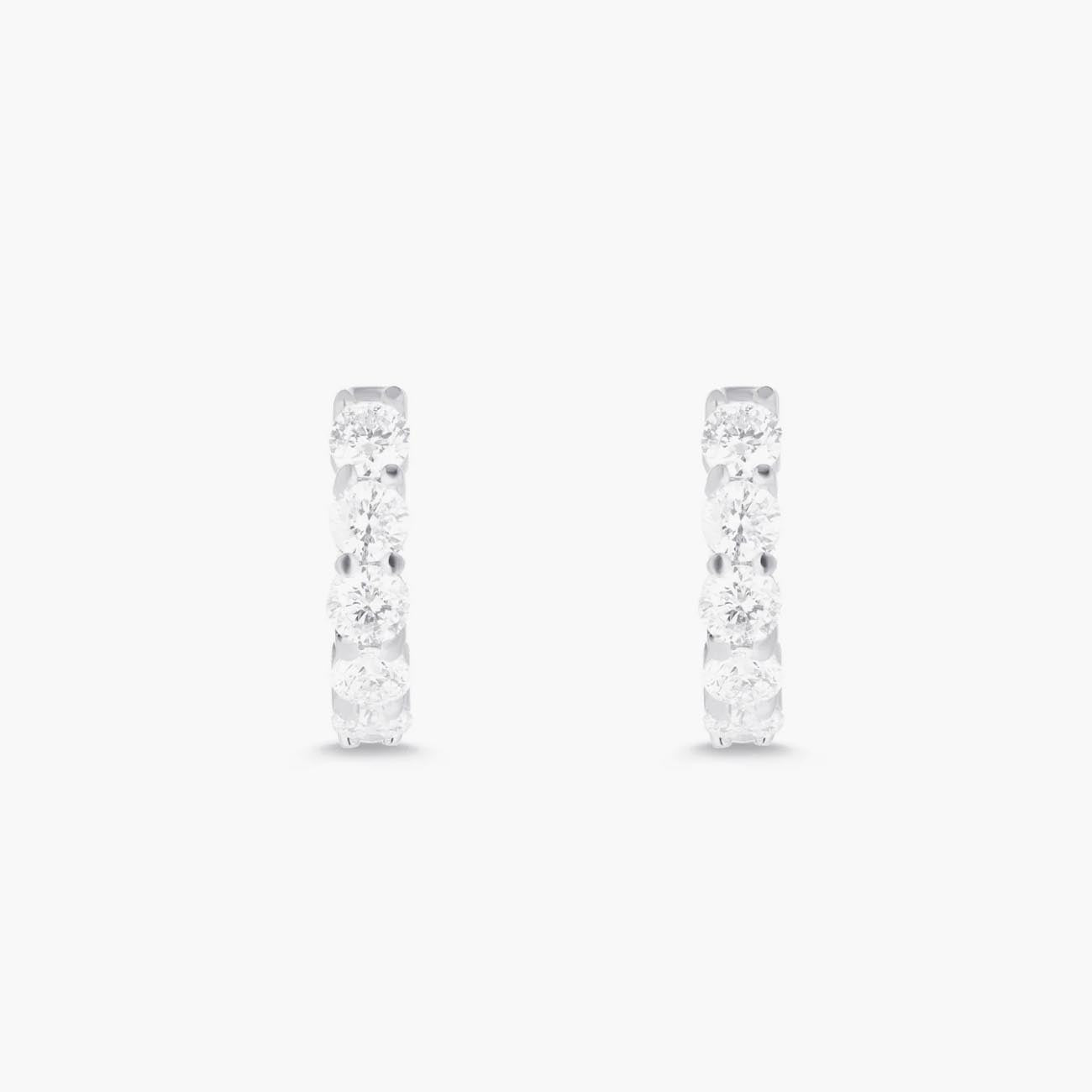 Carbon and Hyde Sparkler Huggie Diamond Earrings