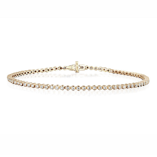 EF Collection Diamond Bezel Eternity Bracelet