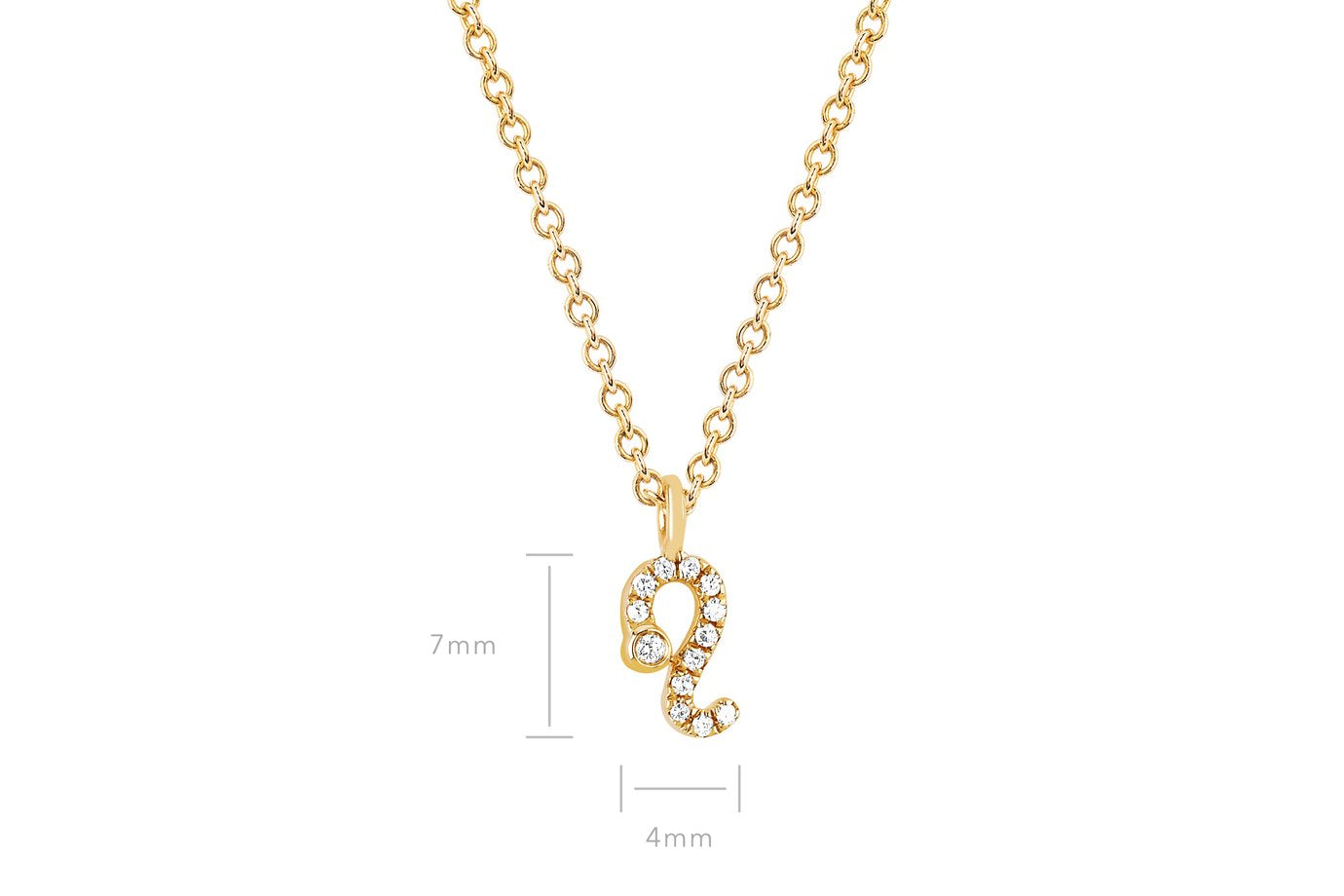 EF Collection Zodiac Leo Necklace