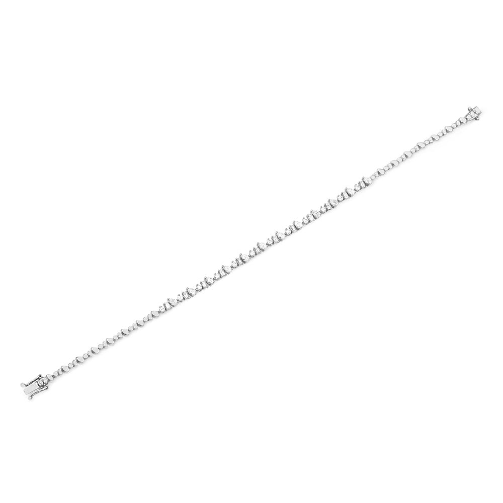 EF Collection Multi Faceted Diamond Eternity Bracelet