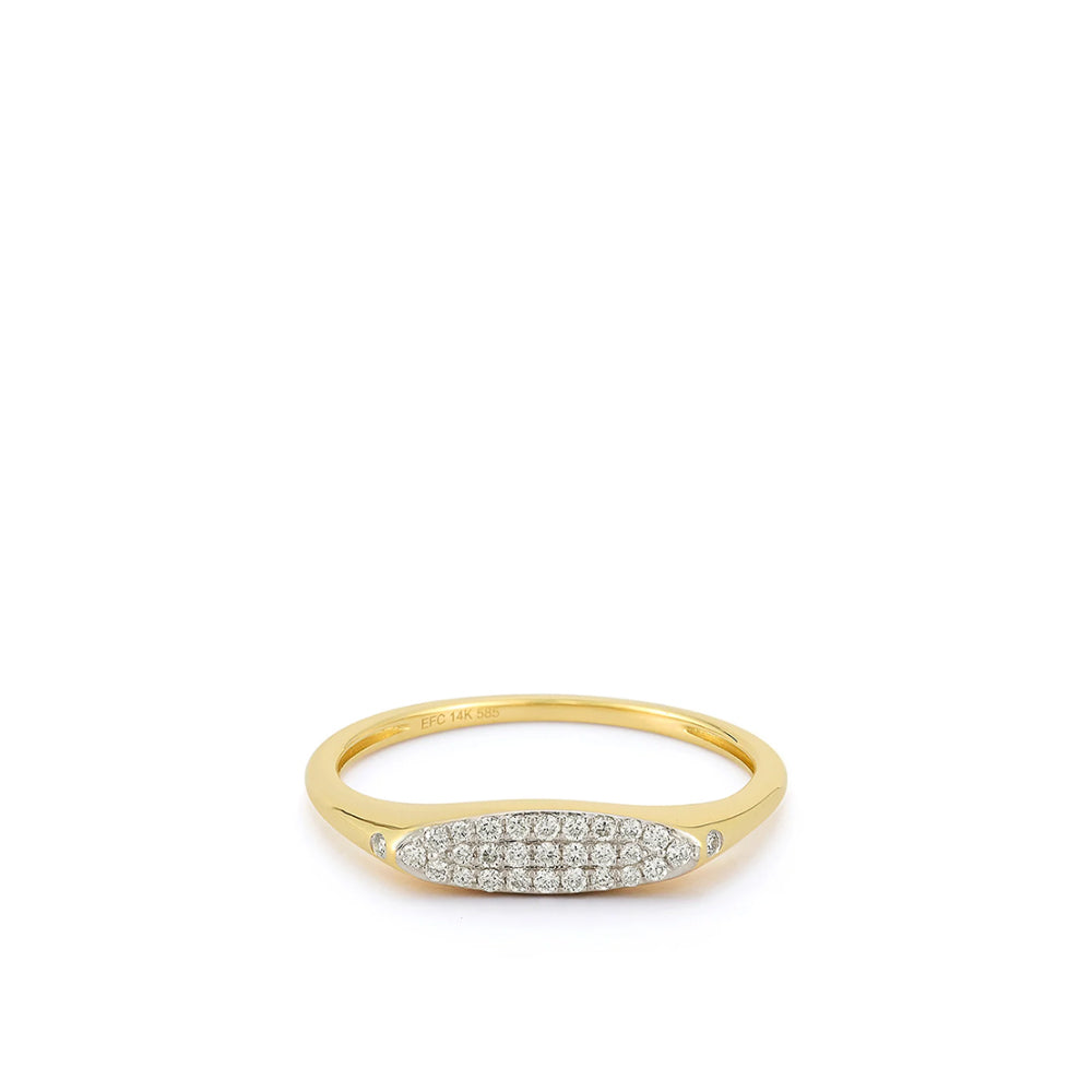 EF Collection Pave Diamond Treasure Ring