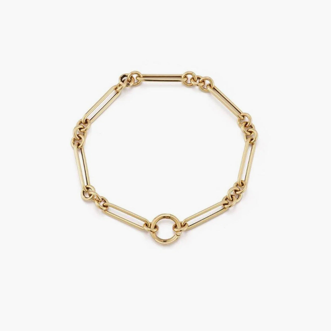 EF Collection Mixed Chain Enhanced Bracelet in 14K Yellow Gold