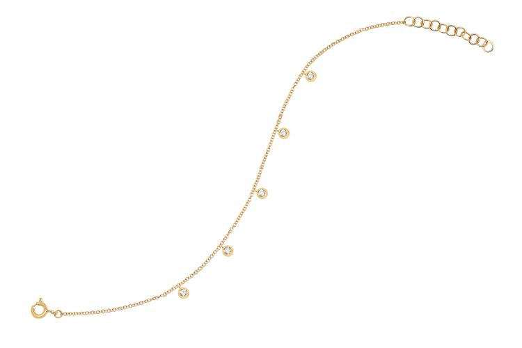 EF Collection Diamond Station Anklet