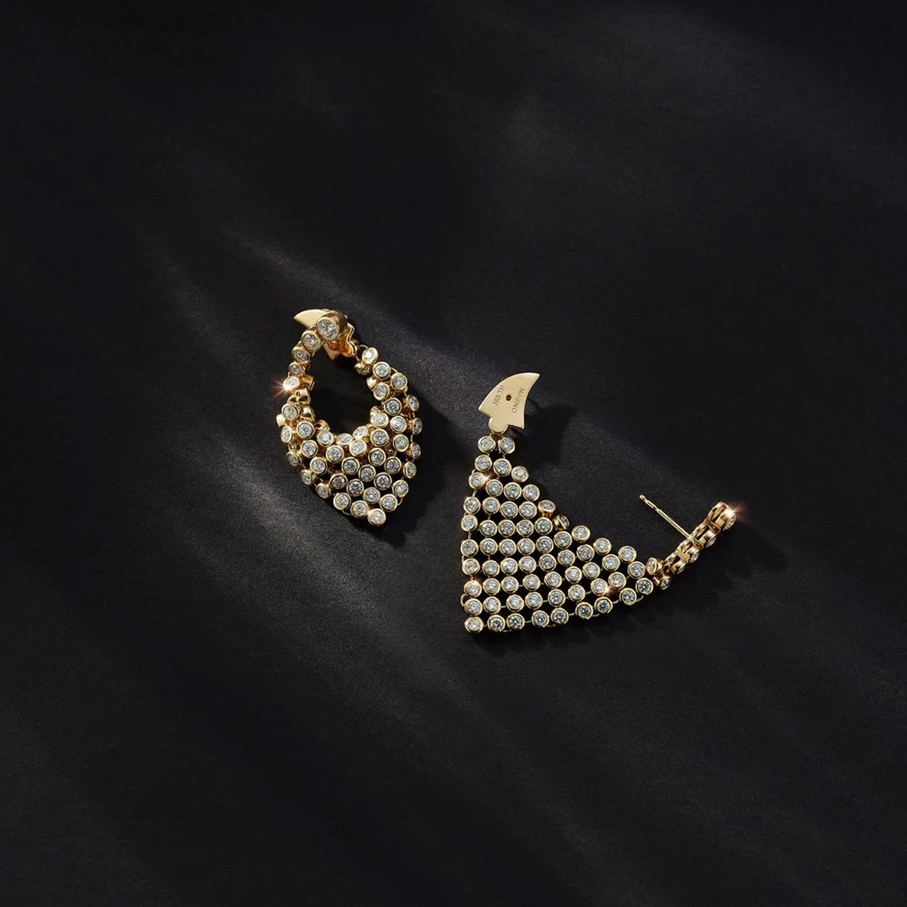 ONDYN Diamond Bias Earrings