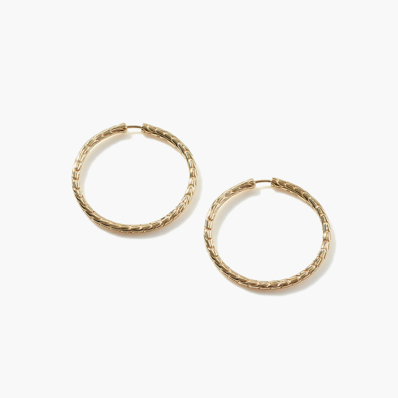 John Hardy Classic Chain Medium Hoop Earrings
