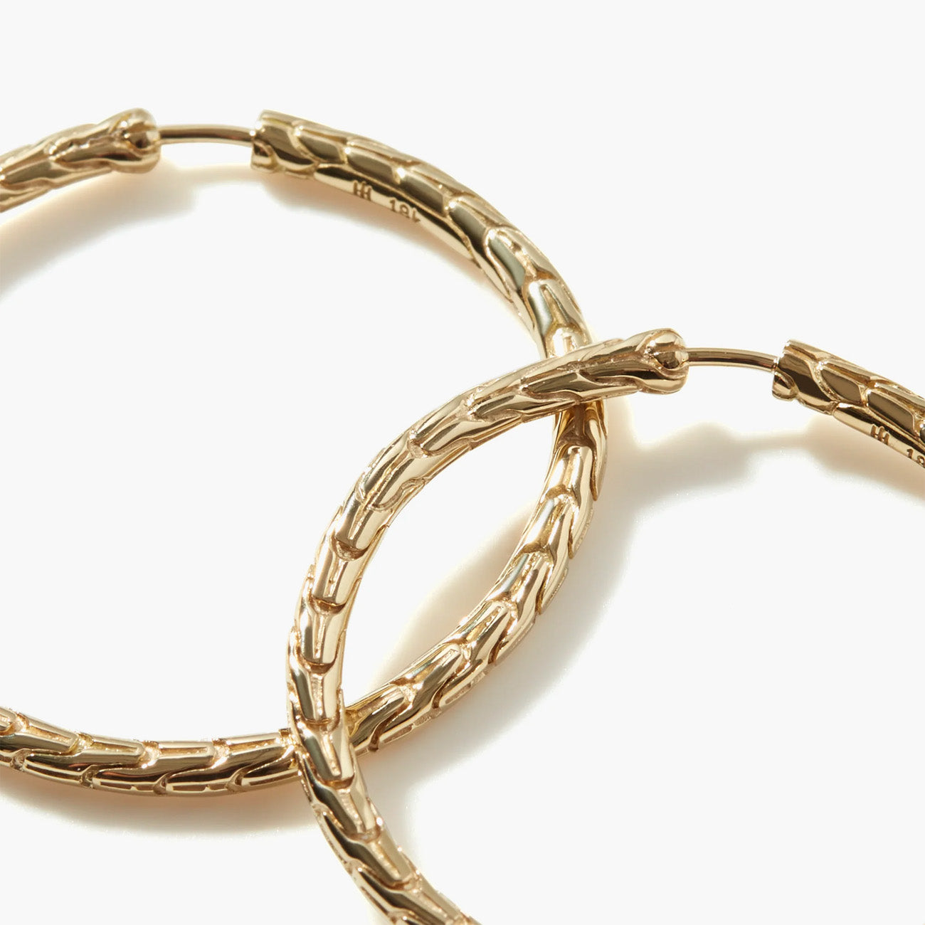 John Hardy Classic Chain Medium Hoop Earrings