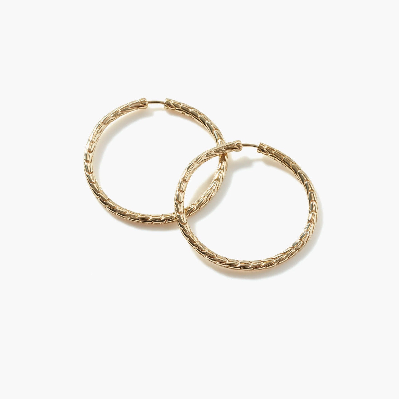 John Hardy Classic Chain Medium Hoop Earrings