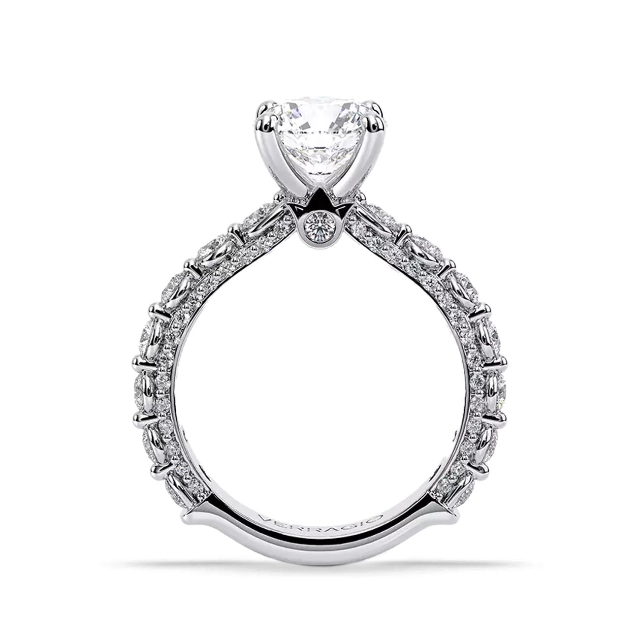 Verragio Couture Round Pave Engagement Ring Setting