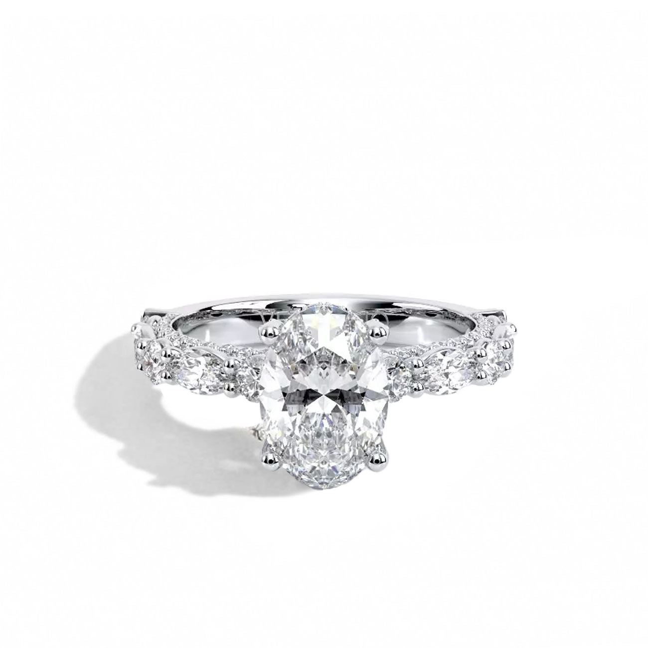 Verragio Couture Oval Multi-Shape Pave Engagement Ring Setting