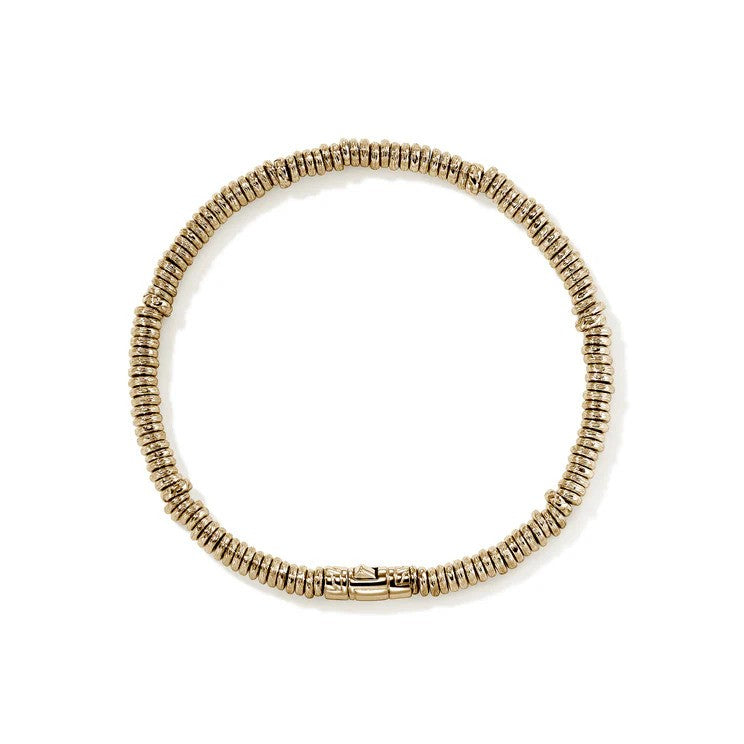 John Hardy Heishi Bracelet in Yellow Gold