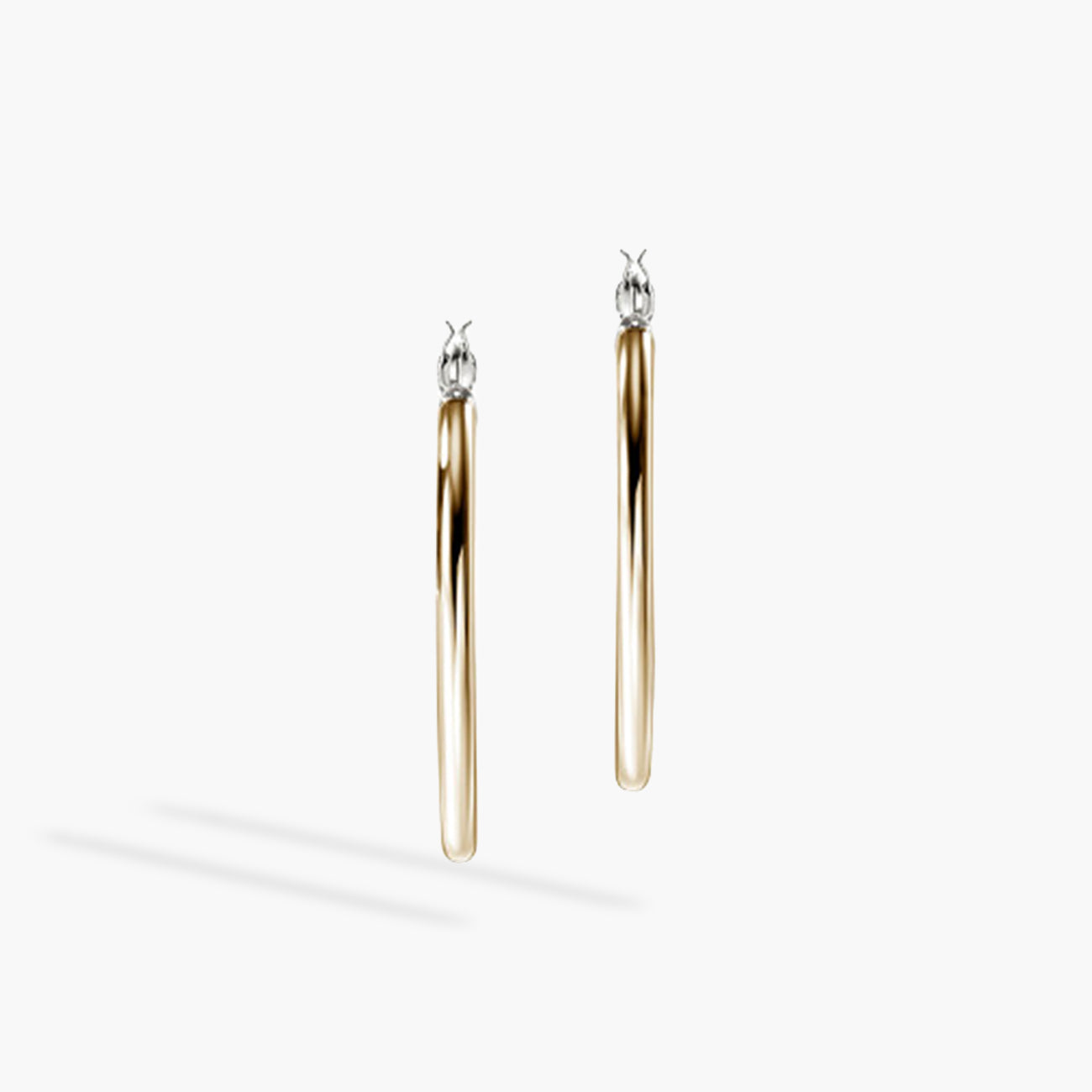 John Hardy Essentials Two-Tone Hoop Earrings - 30mm