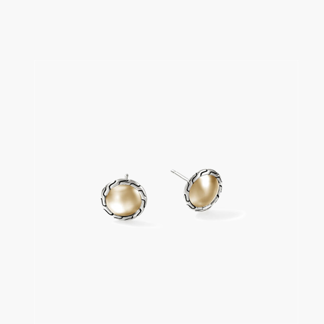 John Hardy Essentials Two-Tone 10mm Stud Earrings
