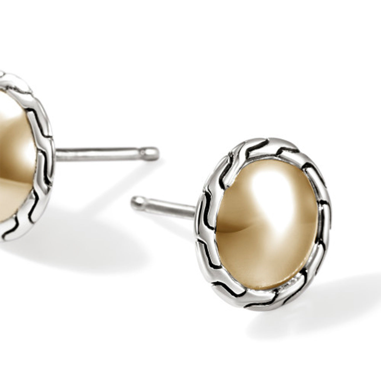John Hardy Essentials Two-Tone 10mm Stud Earrings