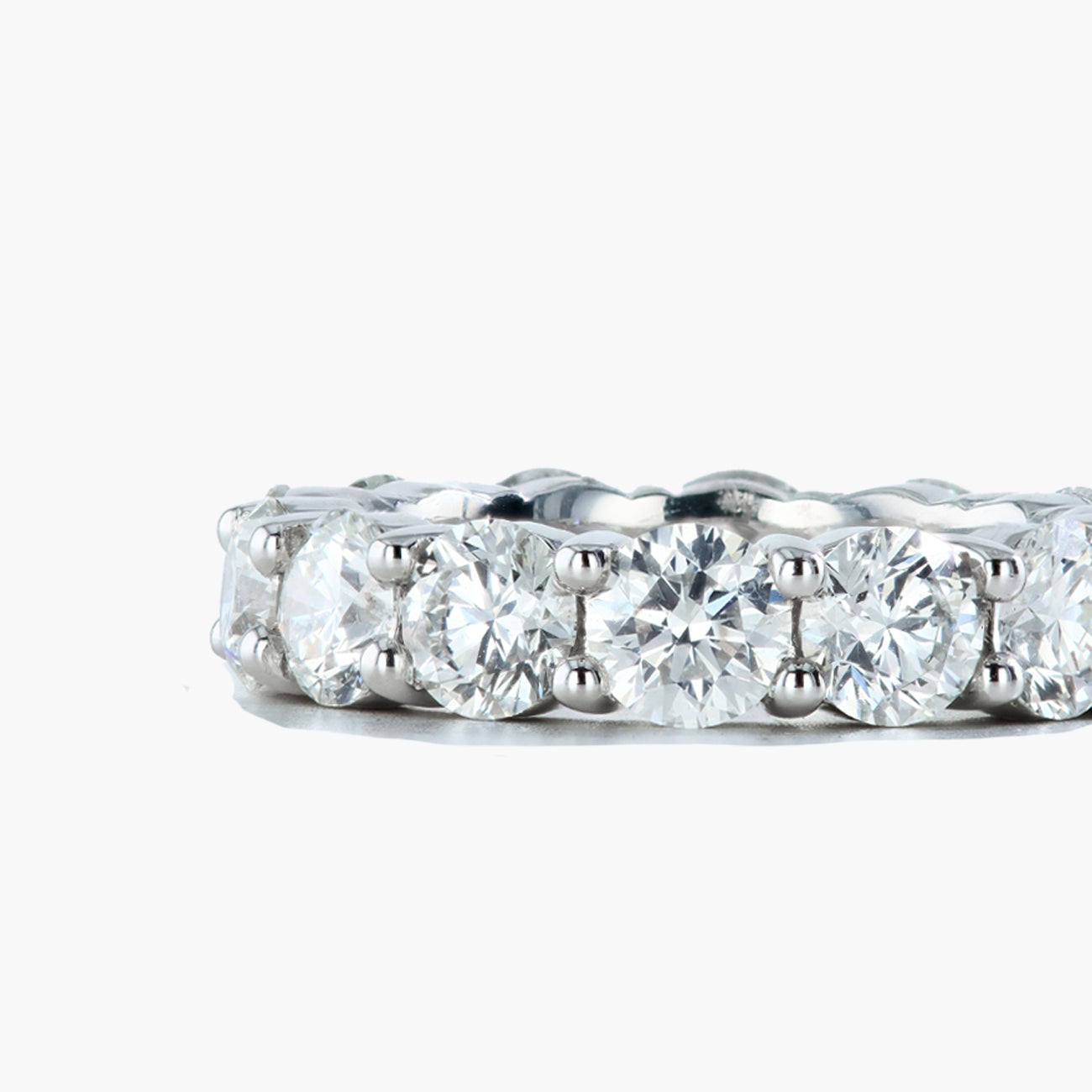 5 Carat Diamond Shared Prong Eternity Ring