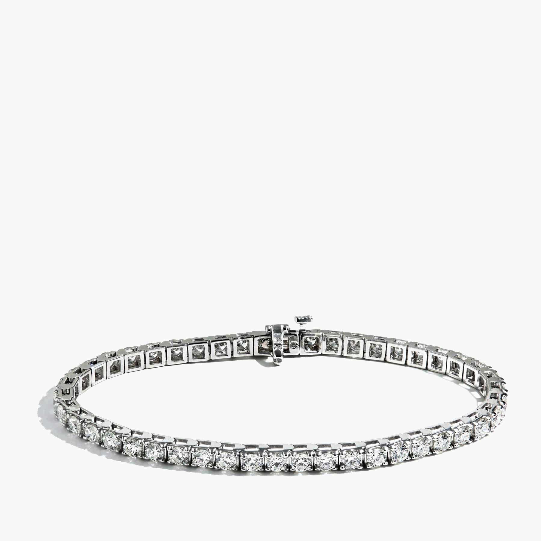 6 Carat Diamond Tennis Bracelet in 14k White Gold