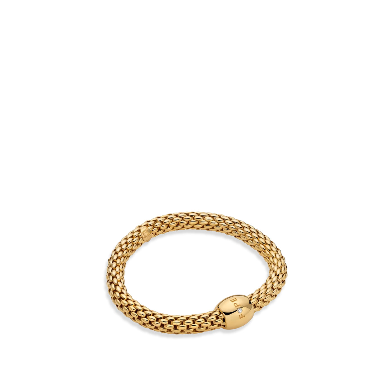 Fope Love Nest Flex It Diamond Rondel Bracelet
