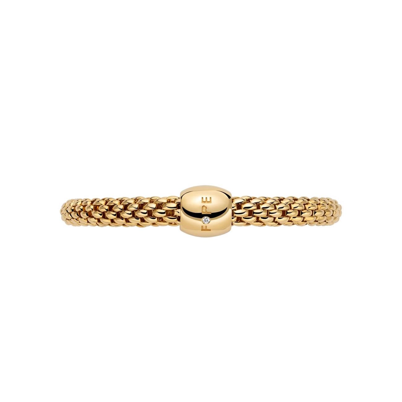 Fope Love Nest Flex It Diamond Rondel Bracelet