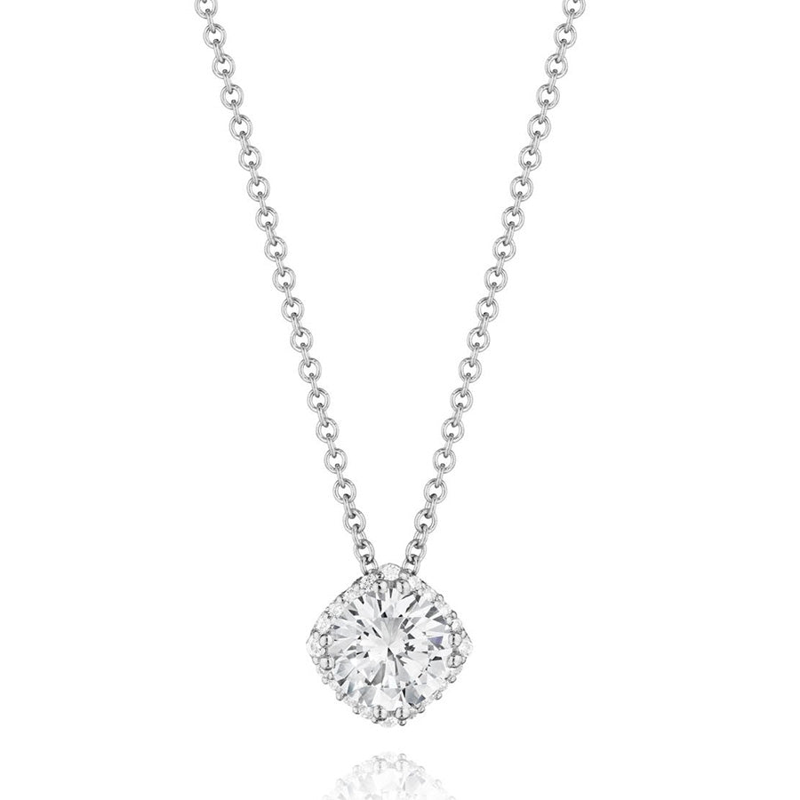 Tacori 1 Carat Diamond Pendant Necklace (Center Diamond Not Included)