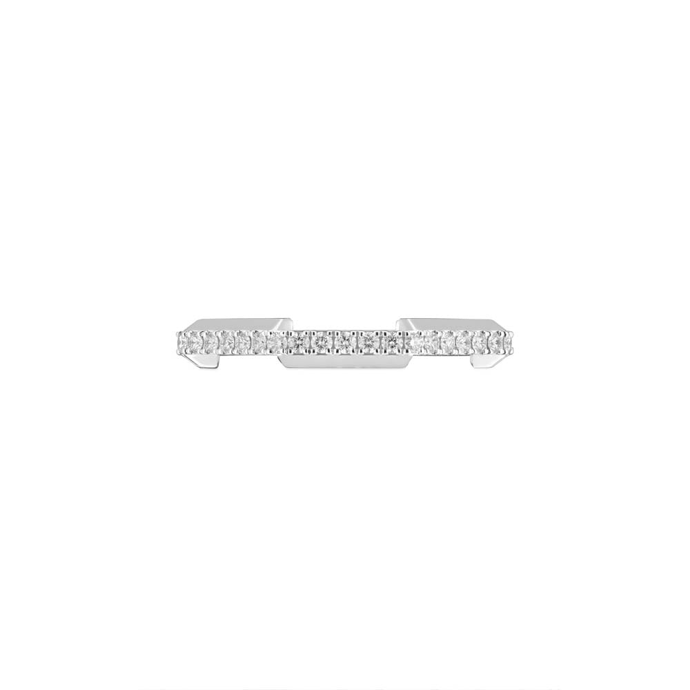 Gucci Link to Love White Gold Diamond Ring
