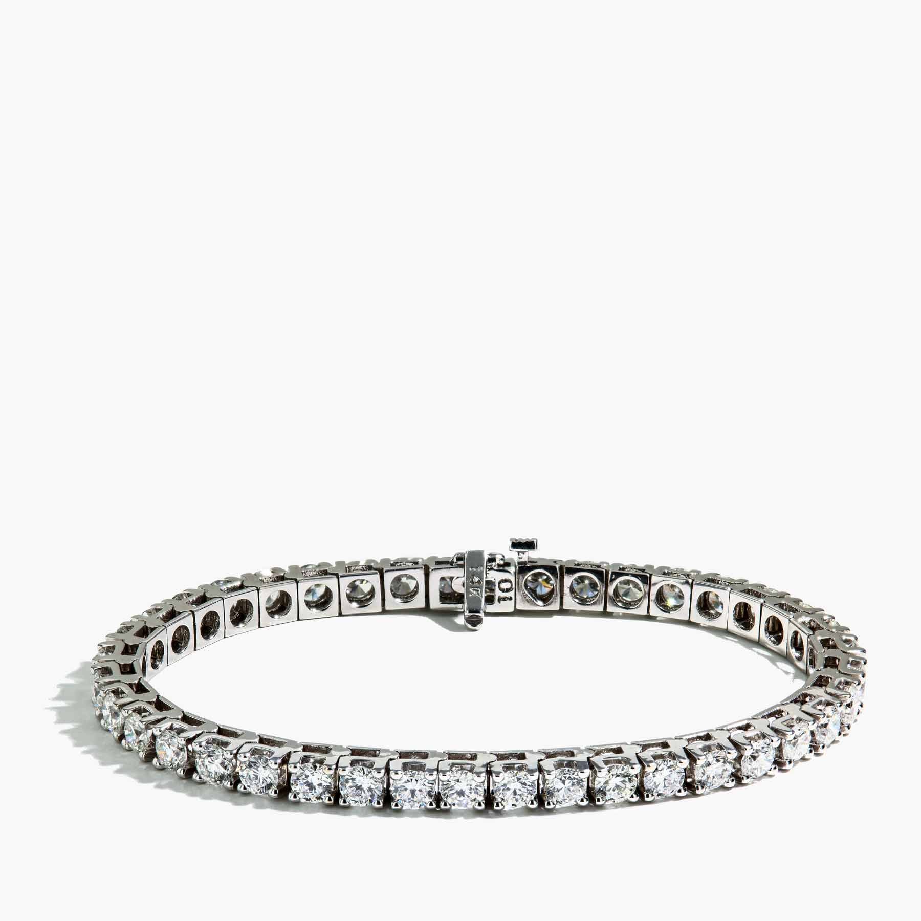 10 Carat Diamond Tennis Bracelet in 14k White Gold