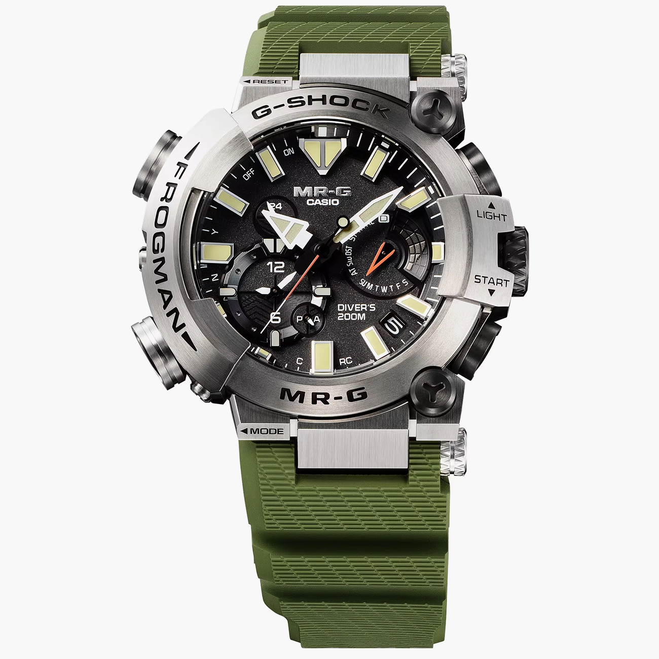 G-Shock MR-G Goliath Frogman titanium diver's watch, front view