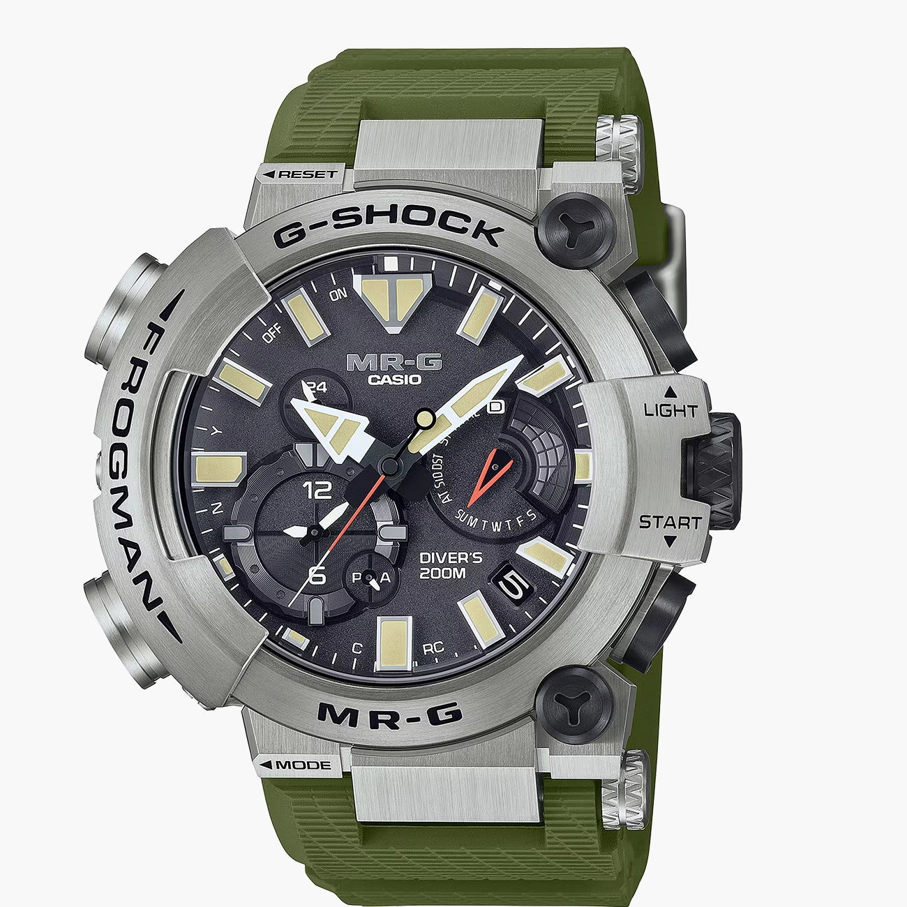 G-Shock MR-G Goliath Frogman titanium diver's watch, front view