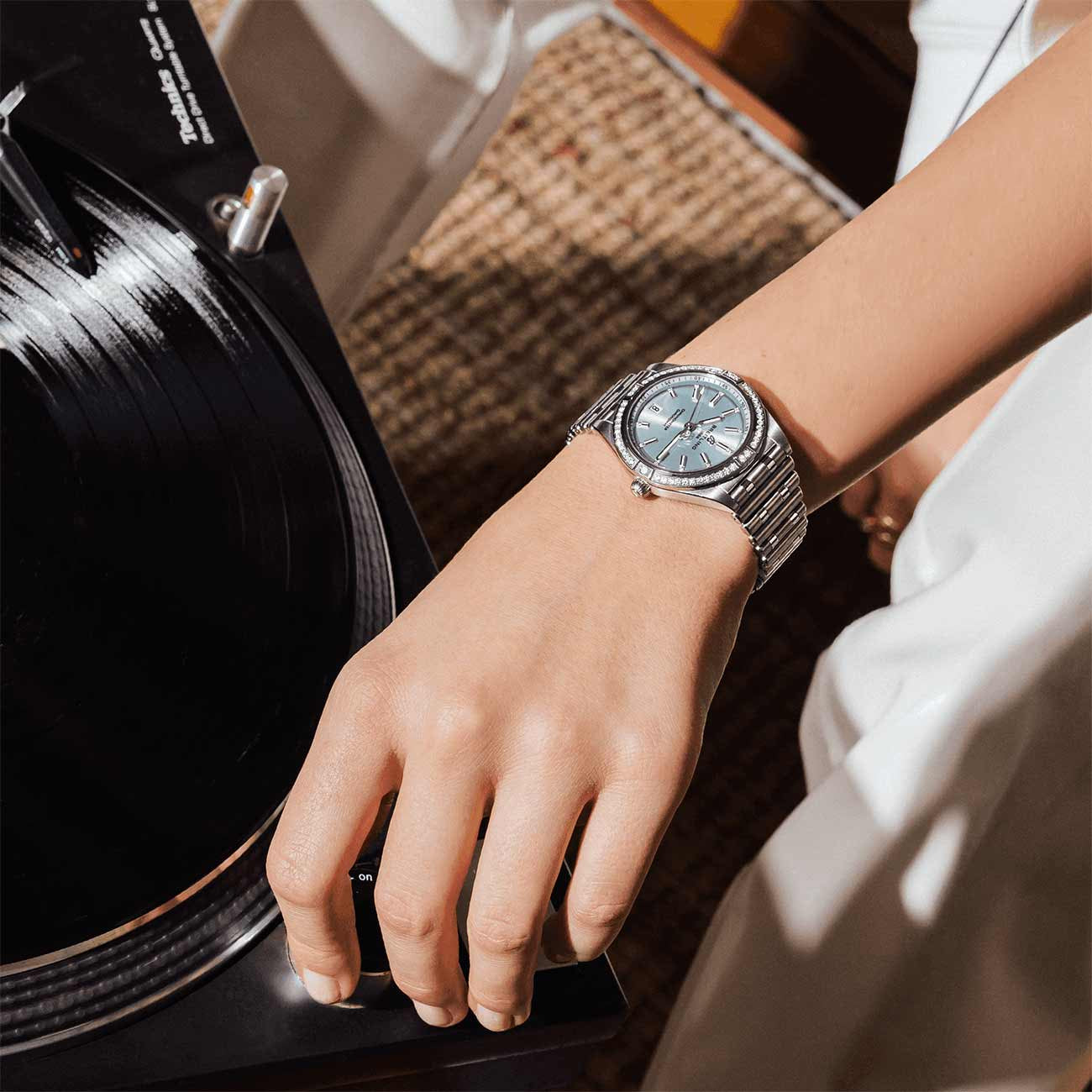 BREITLING Chronomat Automatic Ice Blue Dial - 36mm