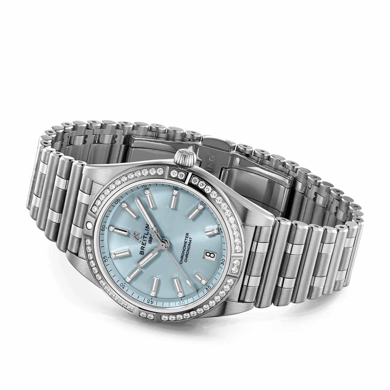 BREITLING Chronomat Automatic Ice Blue Dial - 36mm