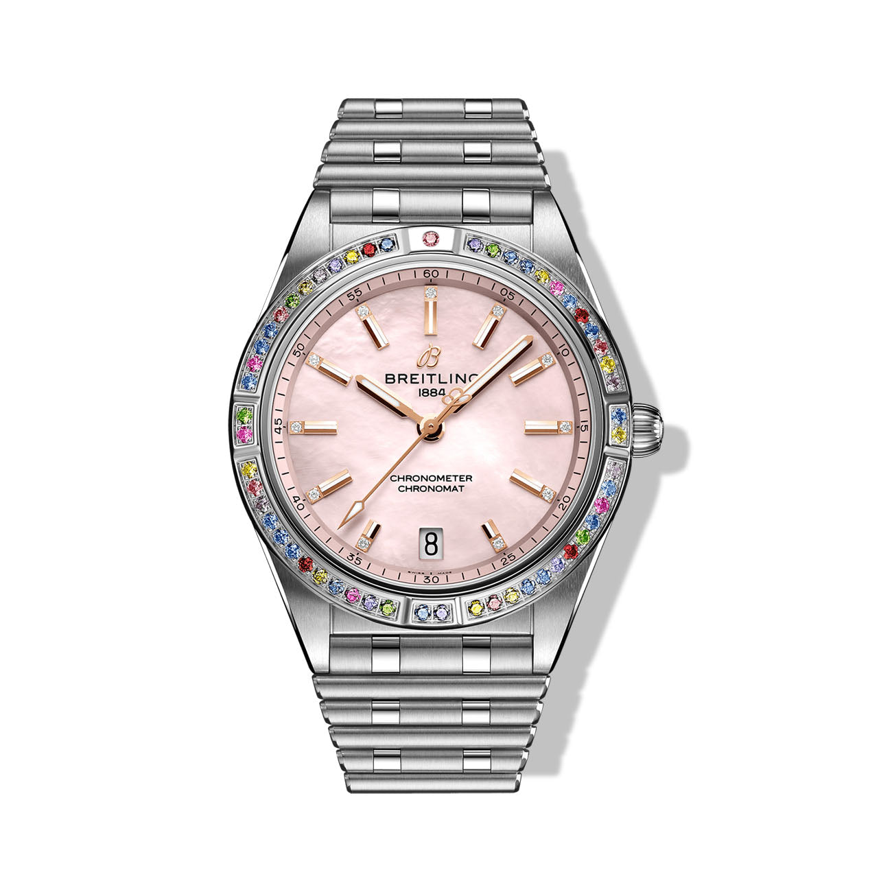 Chronomat South Sea Automatic 36 on Bracelet - Pink