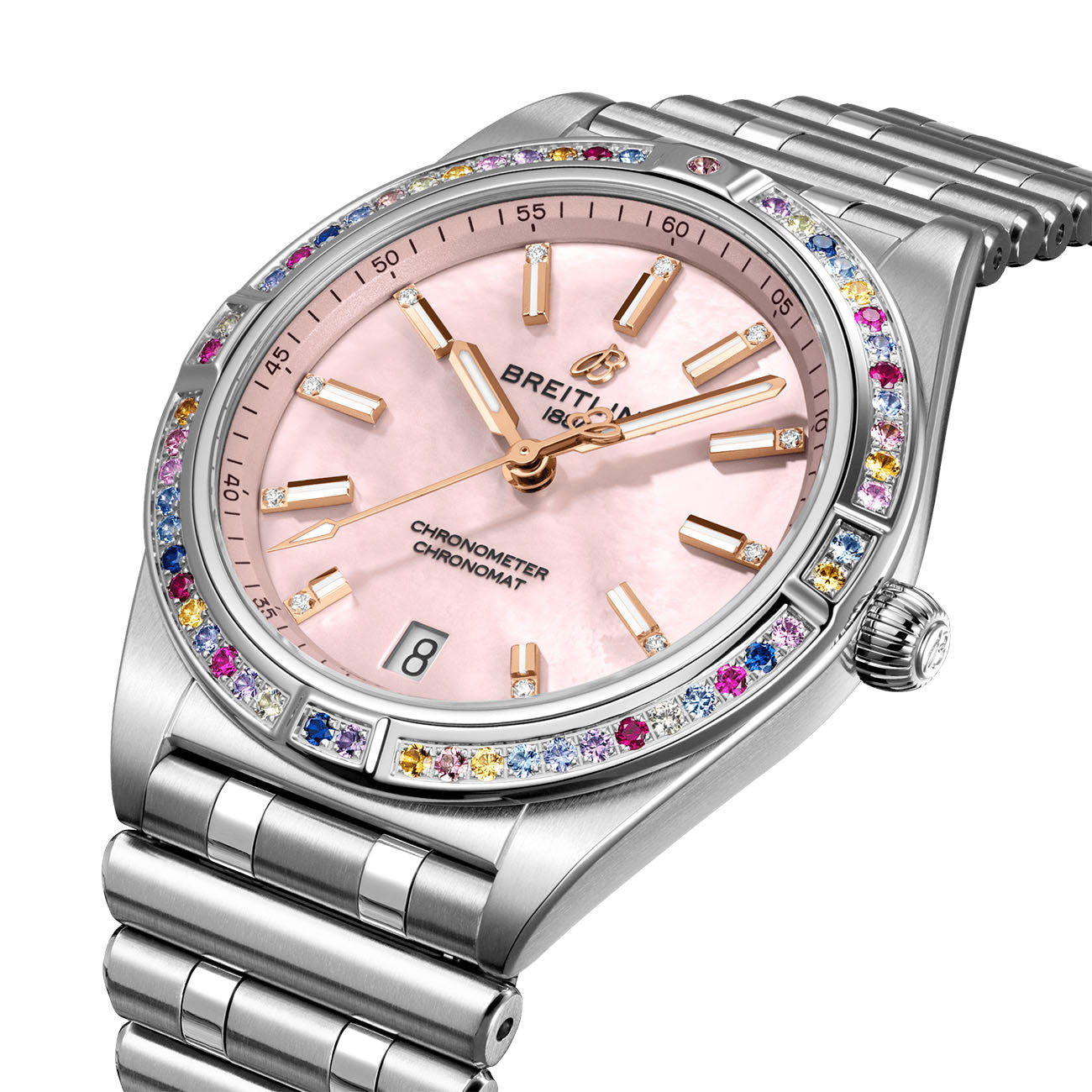 Chronomat South Sea Automatic 36 on Bracelet - Pink