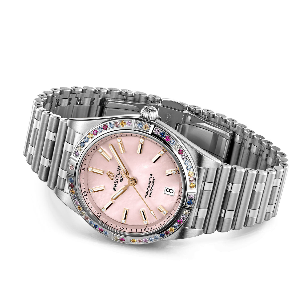 Chronomat South Sea Automatic 36 on Bracelet - Pink