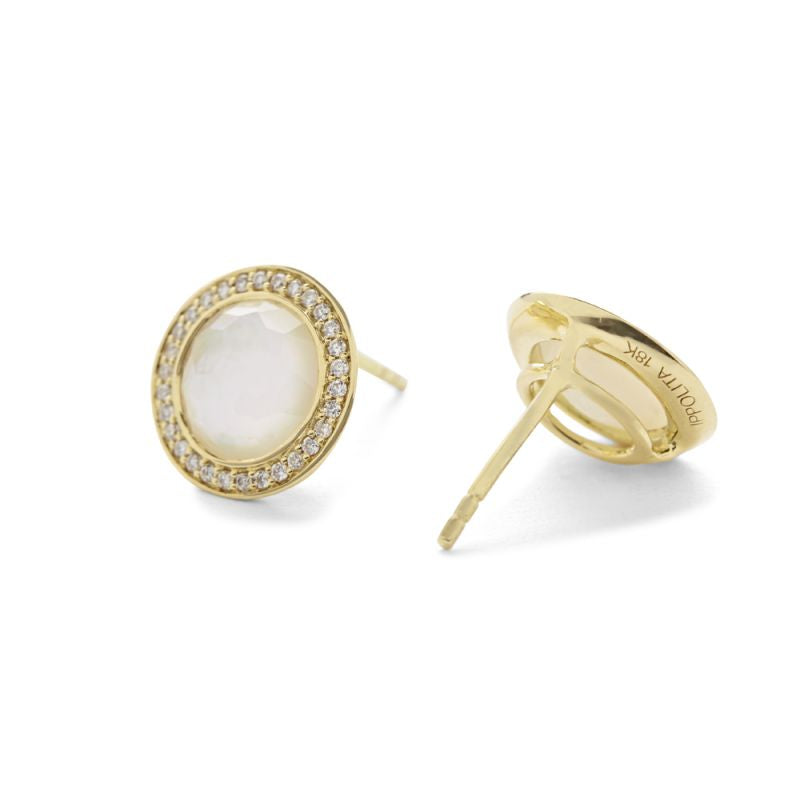 Ippolita Lollipop Mother of Pearl Diamond Studs