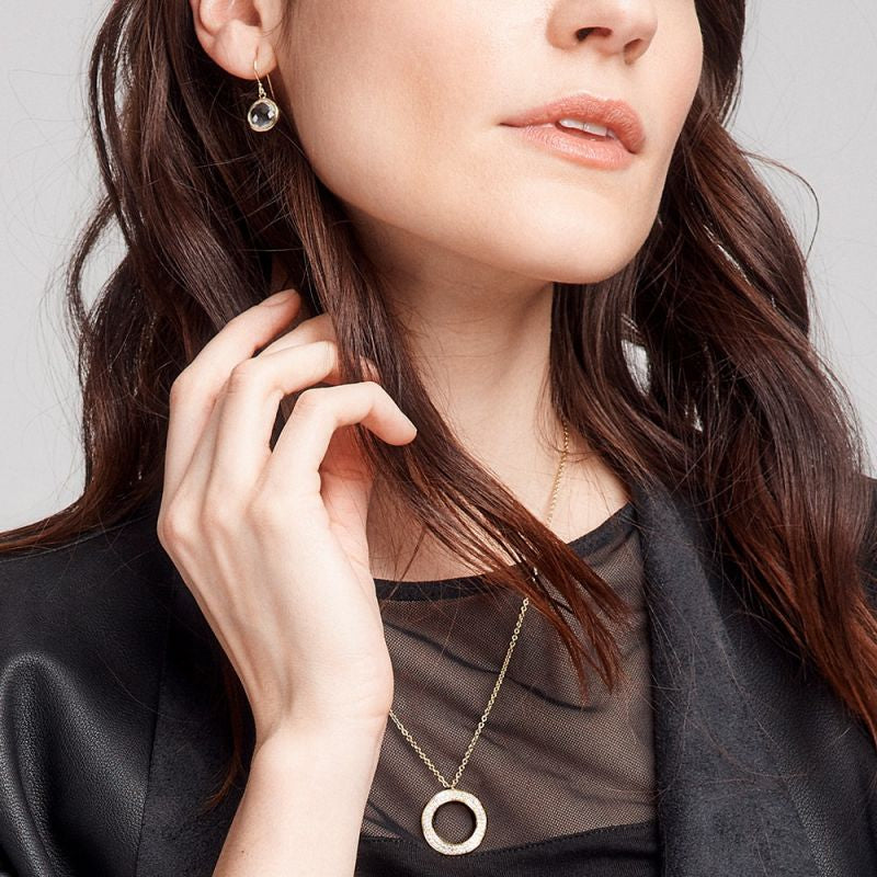 Ippolita Lollipop Mini Swiss Blue Topaz Dangle Earrings